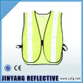 chaleco de seguridad reflectante de malla de 100% poliéster de alta visibilidad para niños